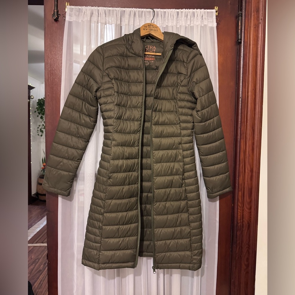 Love Tree Olive Green packable shell